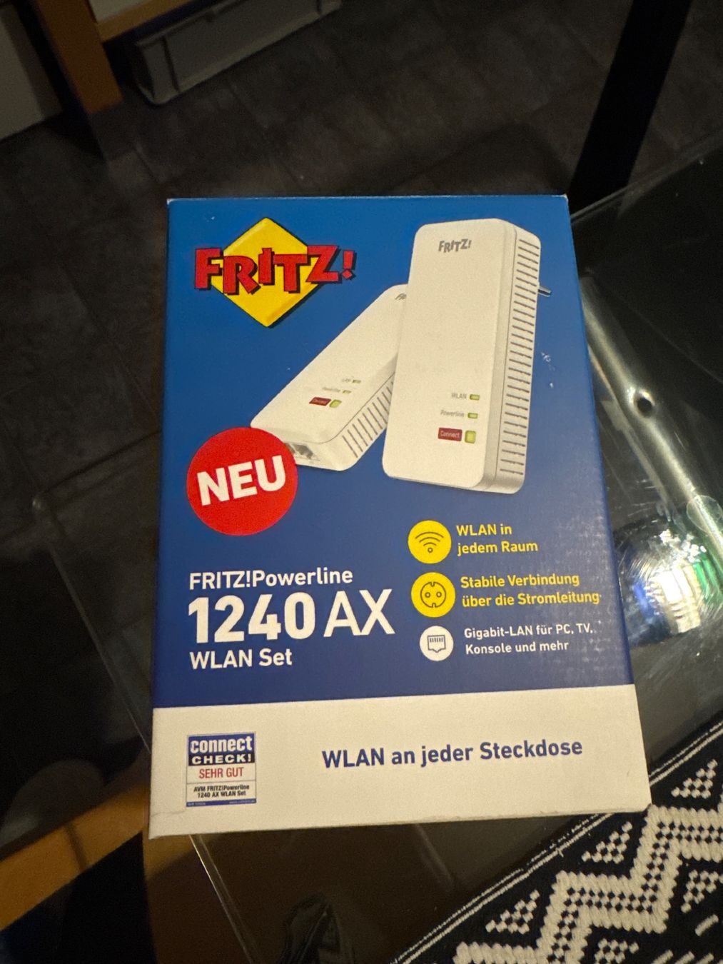Fritz Powerline 1240 AX WLAN Set - like new in Box (Gebraucht) in Les ...