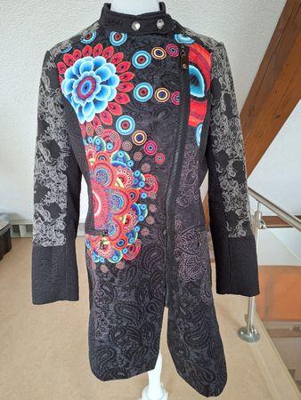 101 Idees Jacke/Coat bunt Muster Gr. M/L guter Zustand