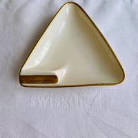 Swissair Aschenbecher 1957 mit Goldrand selten!