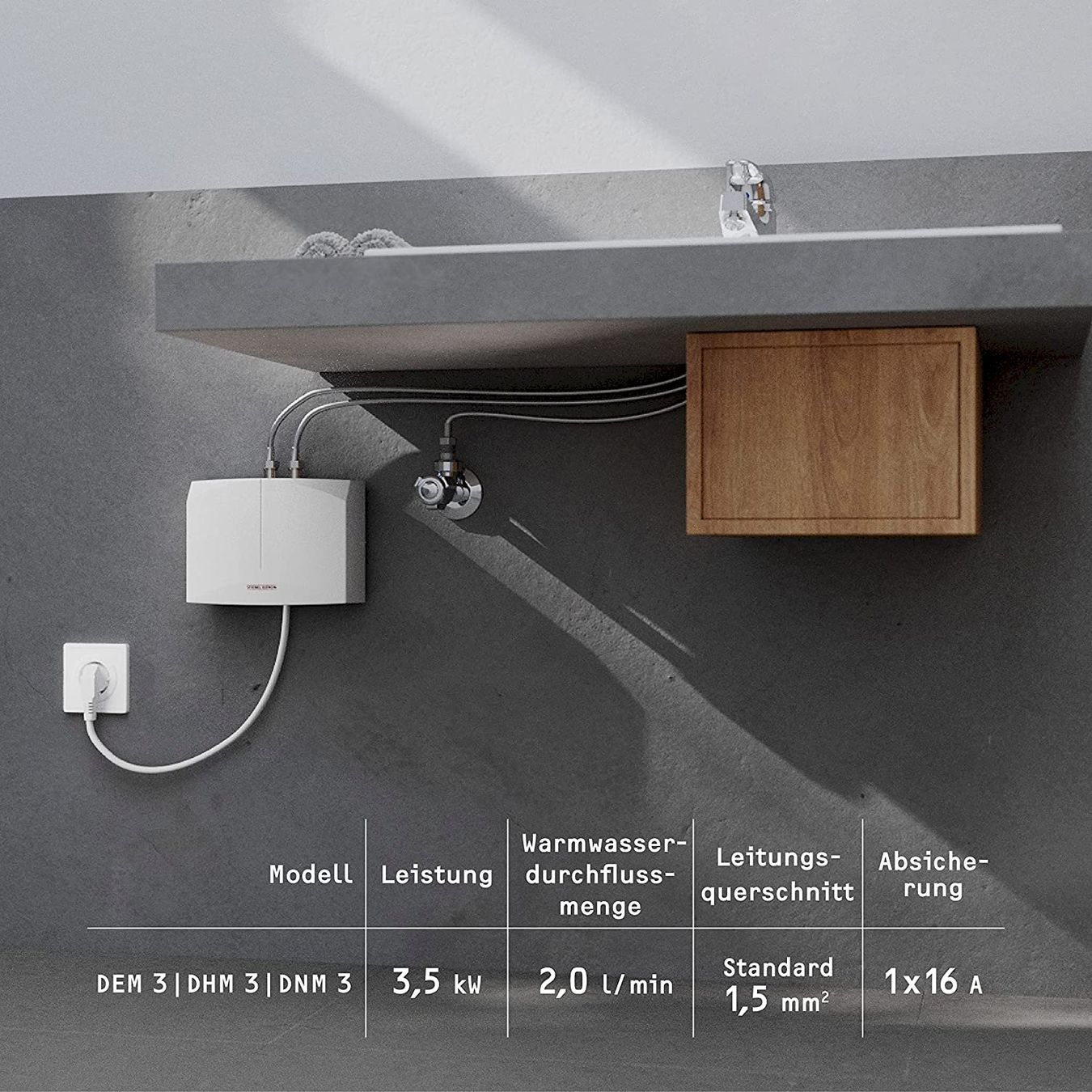 Sanitari: Stiebel Eltron Durchlauferhitzer DHM 3 – Nuovo e nell'imballaggio originale da Bottighofen venduto da zaap 3