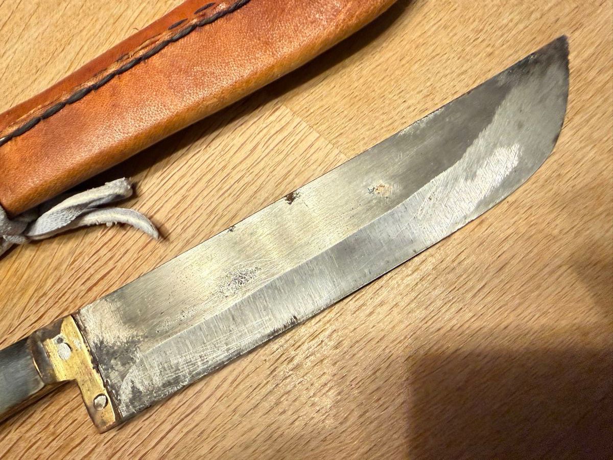 Accessori: Altes Messer mit Horn-Griff Jagdmesser – Usato da Goldach venduto da Messerguru 7