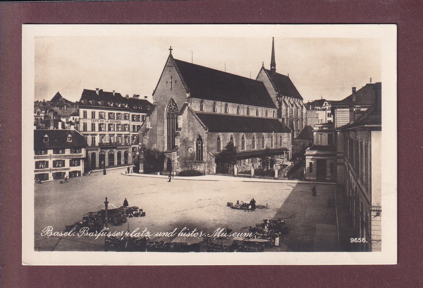 Cartoline postali: BASEL - Barfüsserplatz – Usato da Pully venduto da nicecards