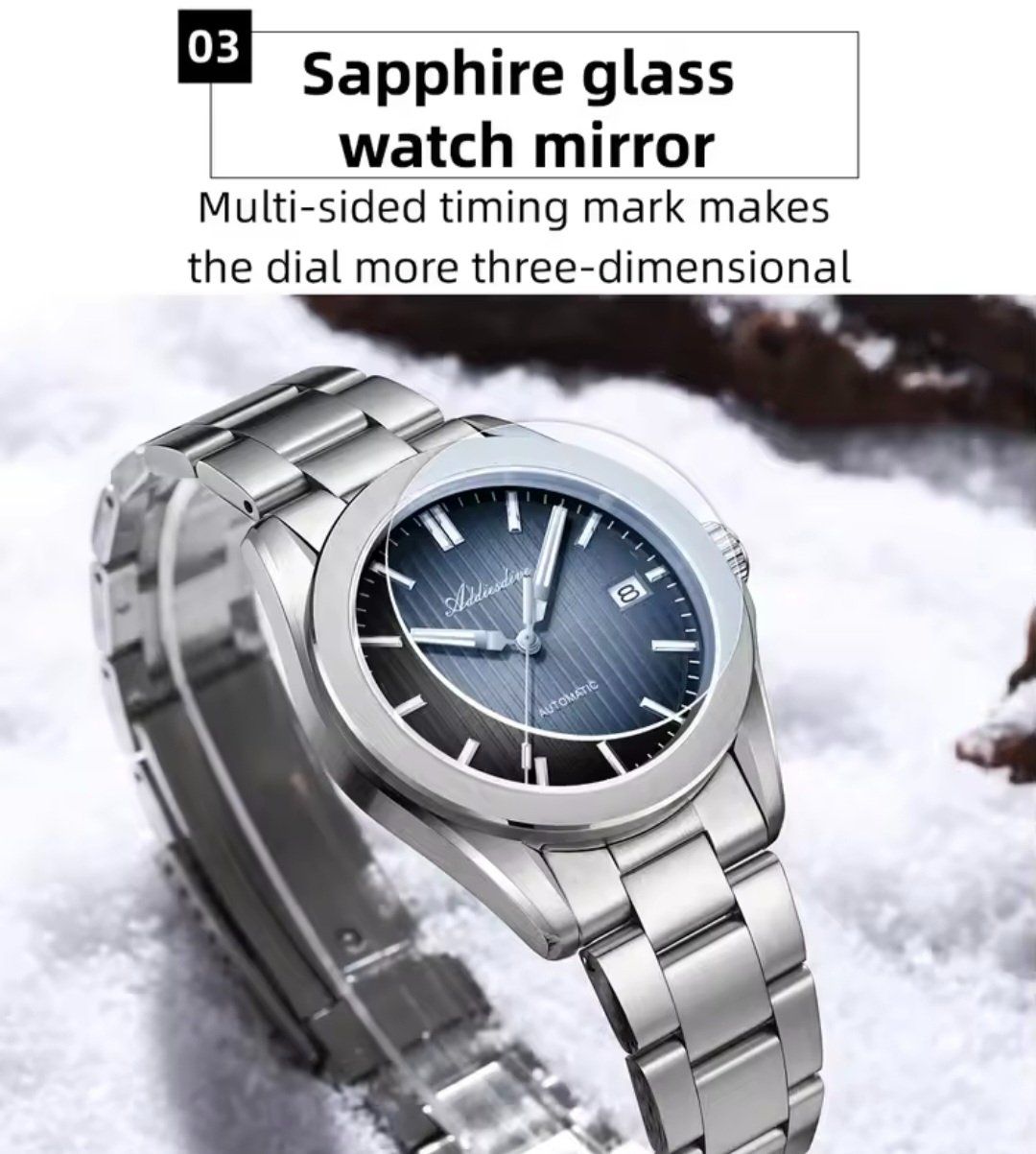 Uhren: Addiesdive Automatic – Saphirglas – 200M – Schwarz – Gebraucht aus Winterthur von md.mAkf 2