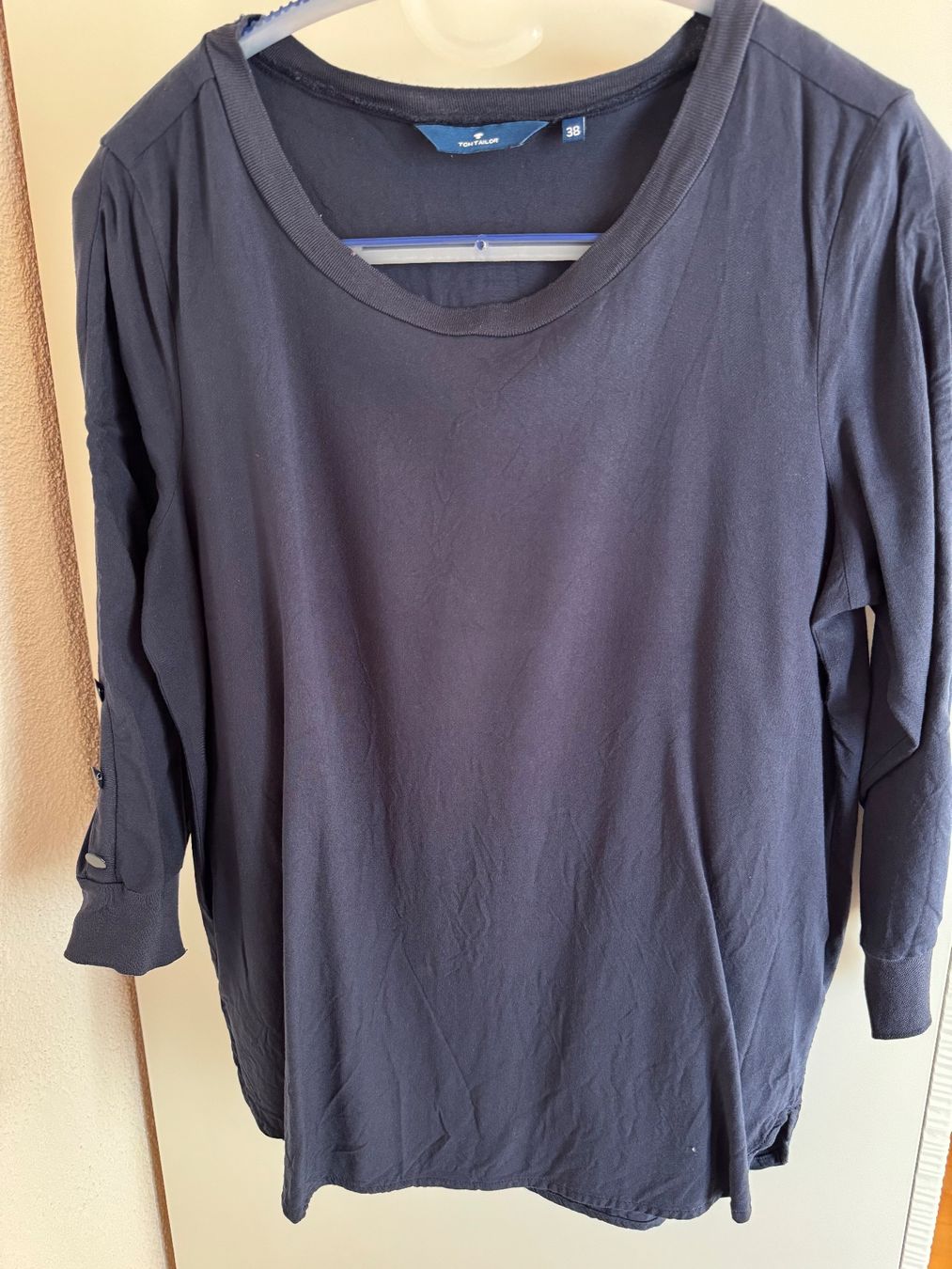 Tom Tailor Camicette: Tom Tailor Bluse, Gr. 38, Dunkelblau – Usato da Gommiswald venduto da Aloha.Spirit