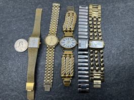 Lot mit Uhren, Damenuhren Quarzuhren, Armbanduhren*U10*