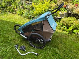 Croozer Kinderanhänger 2er für in gut gebrauchtem Zustand