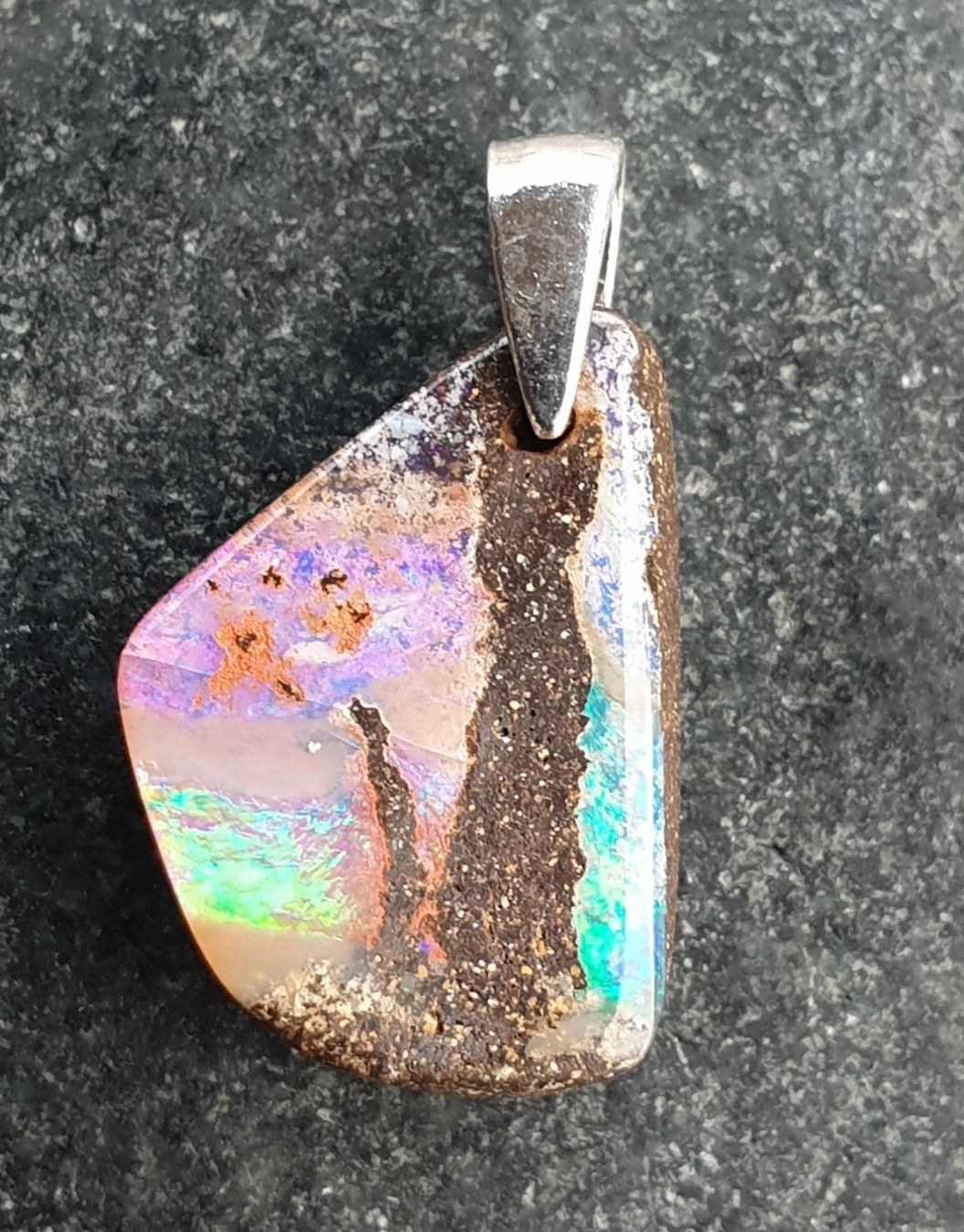 Ciondoli: Anhänger Boulder Opal. – Nuovo (secondo la descrizione) da Niederbüren venduto da Raphael014 3