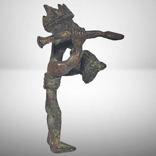 Figuren: 🗿 Afrikanische Bronze Kriegerfigur – Benin Stil ✨ – Gebraucht aus Saland von EDI_Saland 3