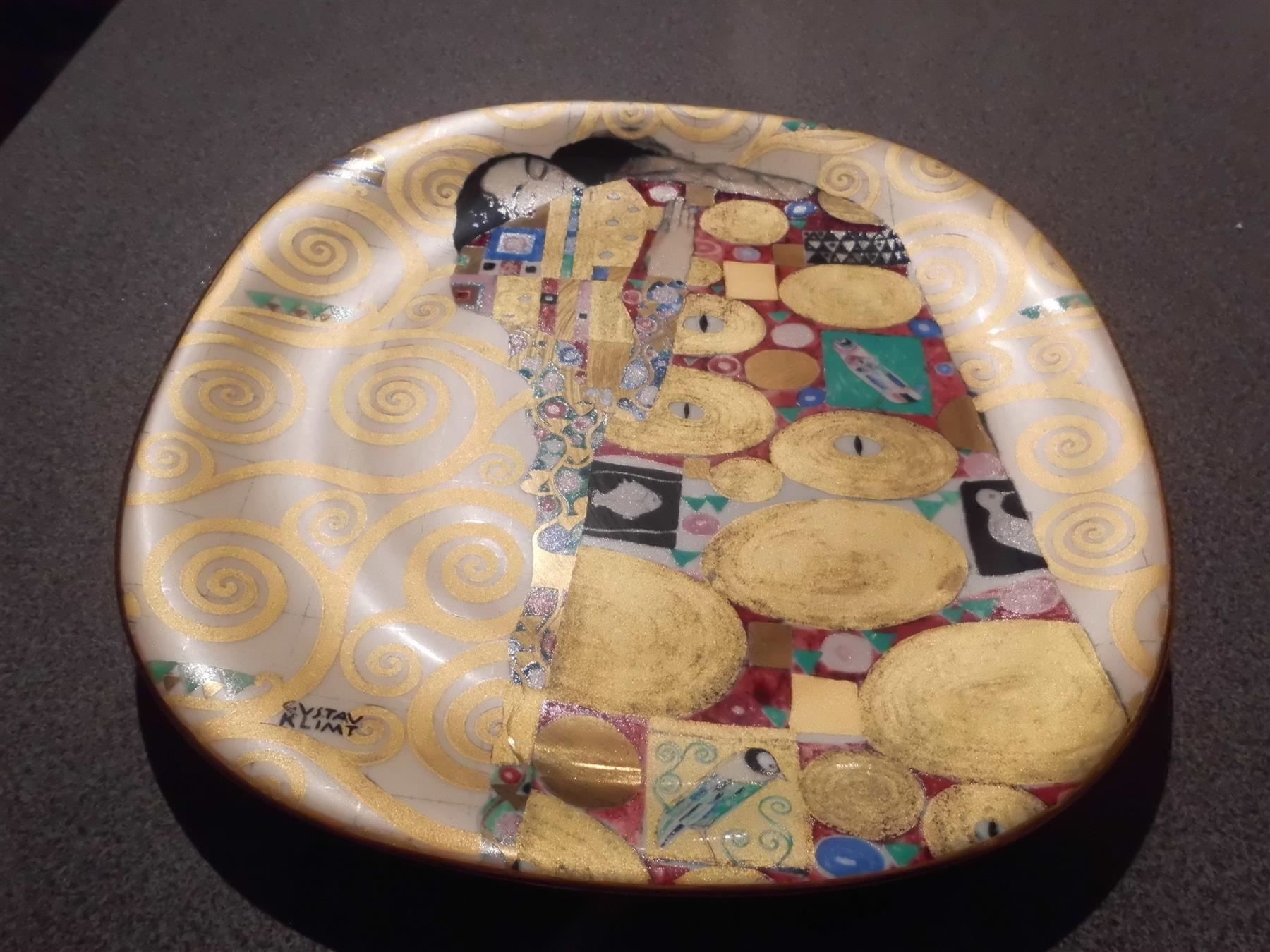 Piatti: Wandteller "Die Erfüllung", Gustav Klimt – Usato da Zürich venduto da abraxas1291
