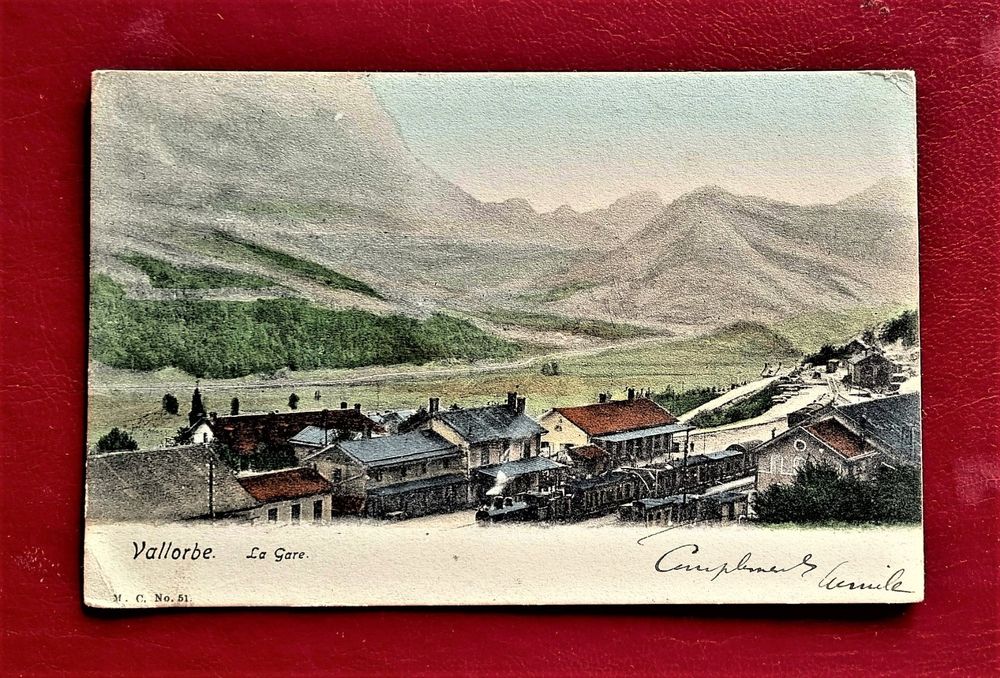 Vallorbe Gare Bahnhof Chemin de fer 1904 Kaufen auf Ricardo