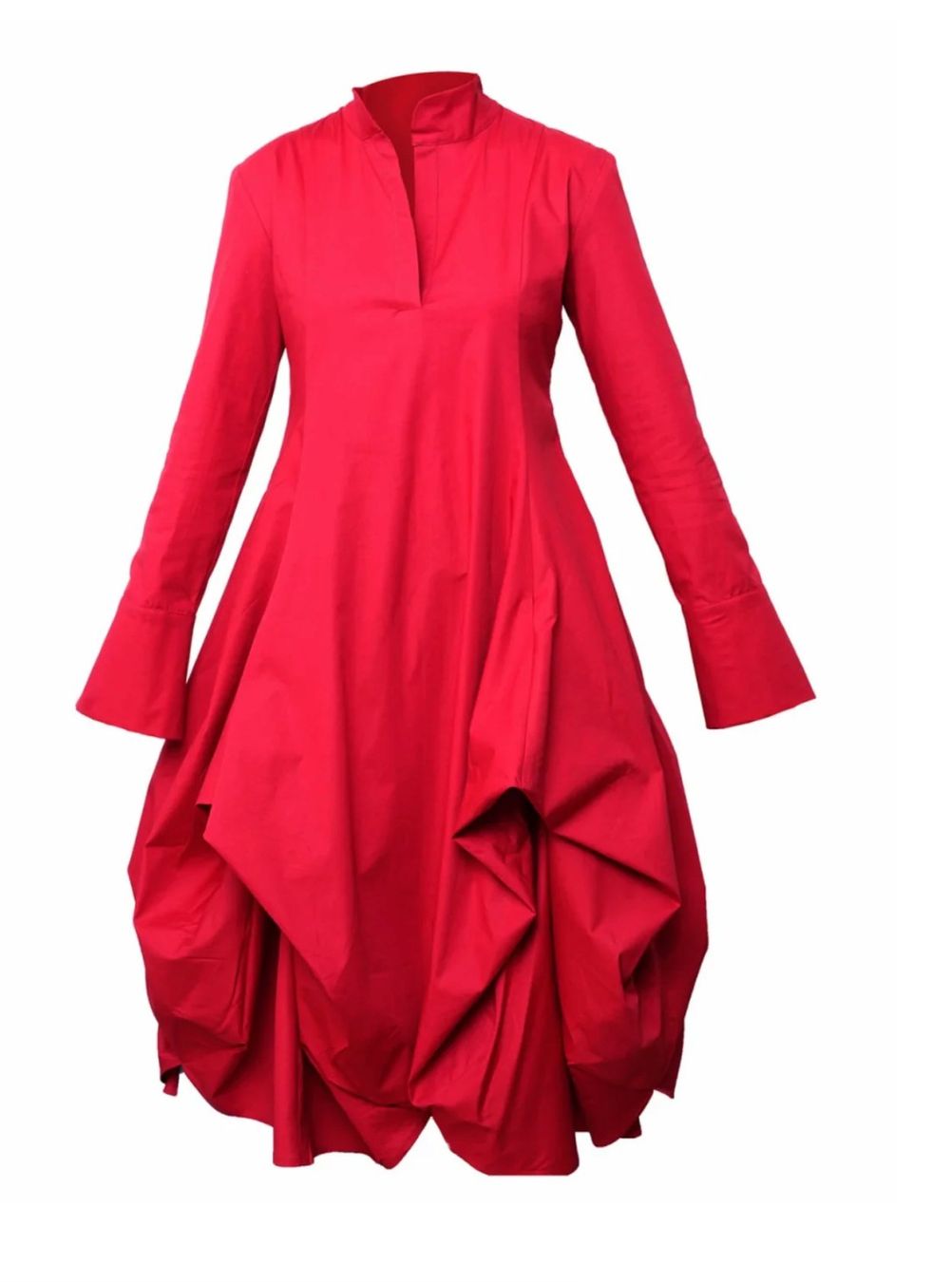 Kleider: Rotes Designer-Kleid - Aufregend, luxuriös, einzigartig – Neu und originalverpackt aus Zürich von Naebeli 1