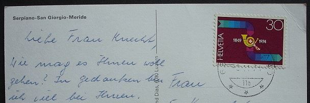 Cartoline postali: SERPIANO SAN GIORGIO MERIDE – Usato da Jona venduto da philajona 1