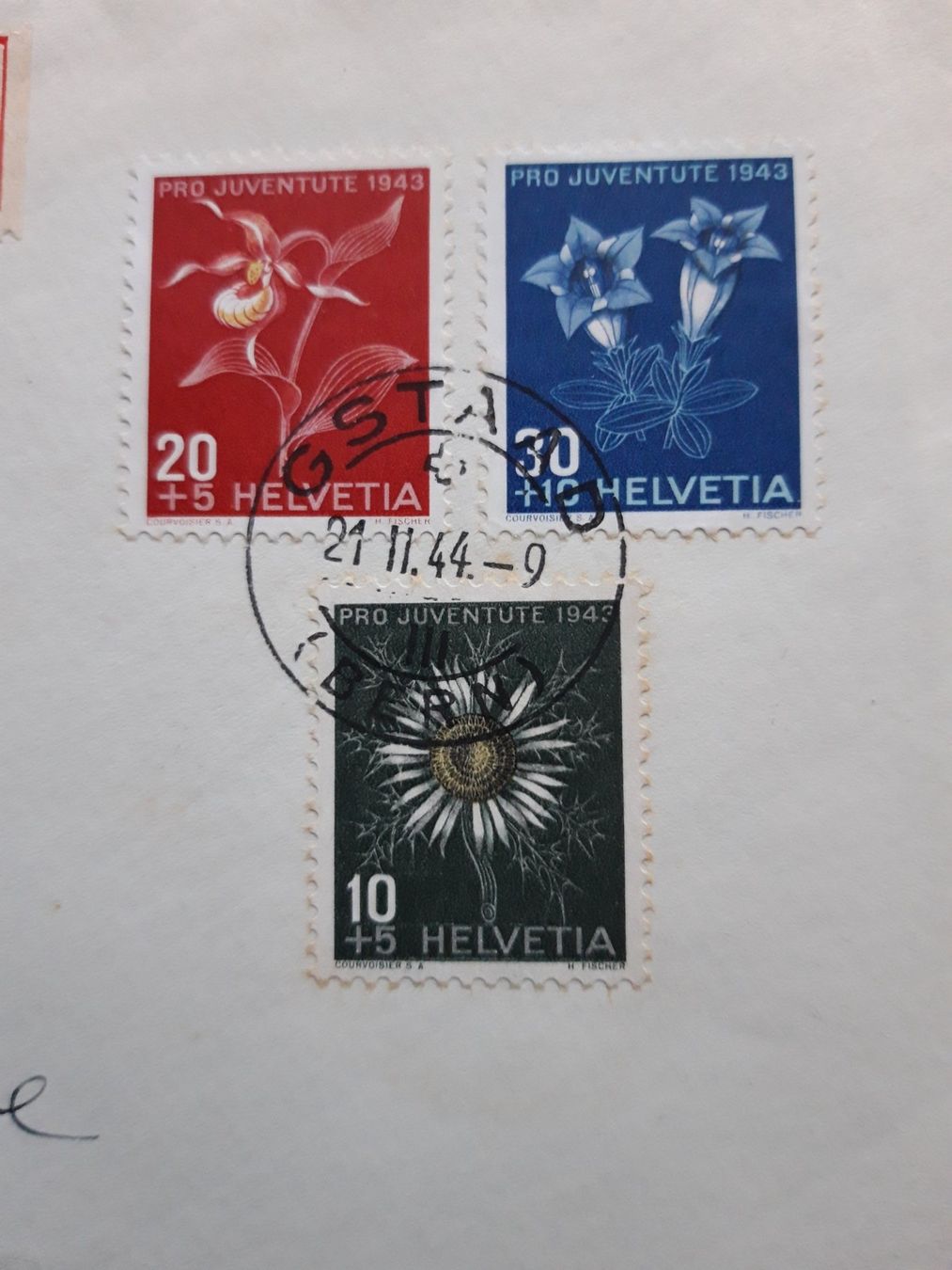 Buste & buste per spedizione: R-Brief  Pro Juventute 1943 – Usato da Wattenwil venduto da paku48 1