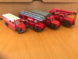 4x Magirus LKW Feuerwehr