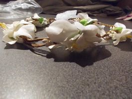 Blütenkranz, weisse Blüten