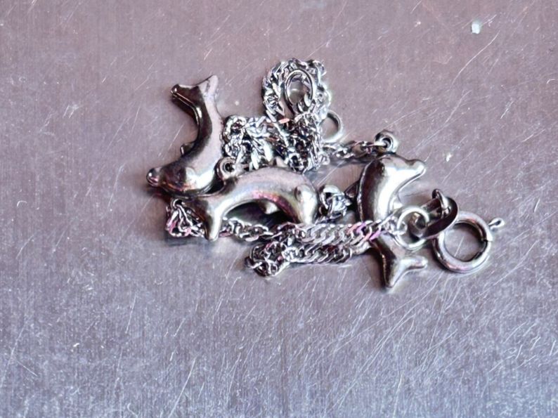 Armbänder & -reifen: Silbernes Delfin-Armband (14-16cm) – Gebraucht aus Dittingen von Bijoubelle 6