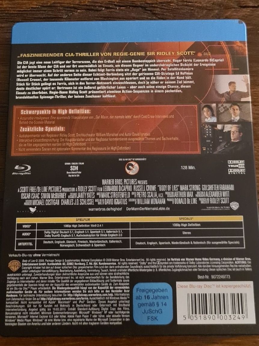 Alle DVDs: Der Mann Der Niemals Lebte Steelbook – Neu (gemäss Beschreibung) aus Oberkirch LU von ThE_CoLLecTor666 1