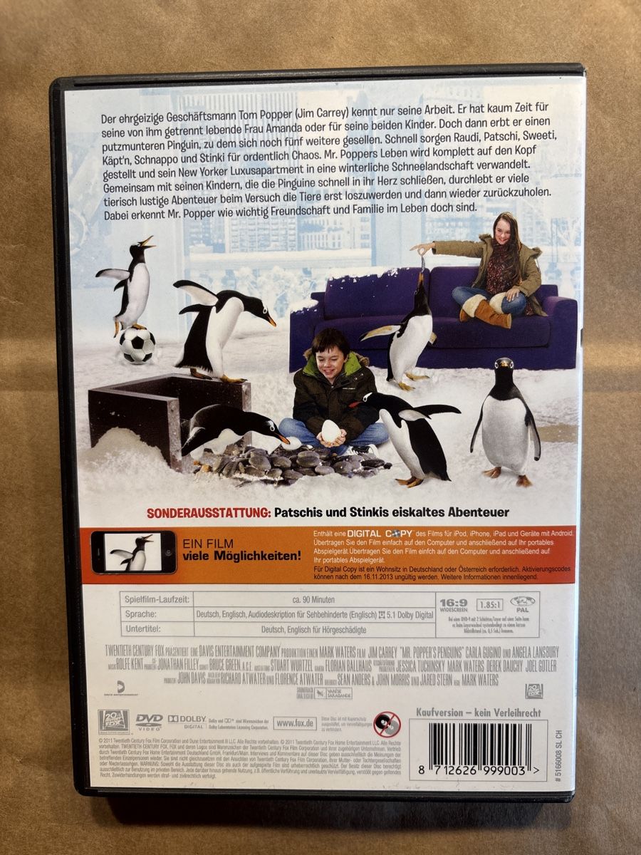 Tutti i DVDs: Marry Poppers Pinguine (2404) – Usato da Ruswil venduto da Slivio_ 1