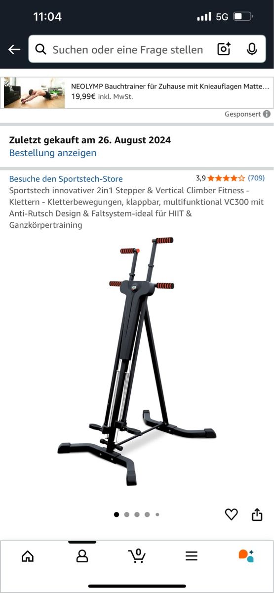 Vélos d'appartement: Stepper und Vertical Climber – D'occasion à Niederhasli par aug22