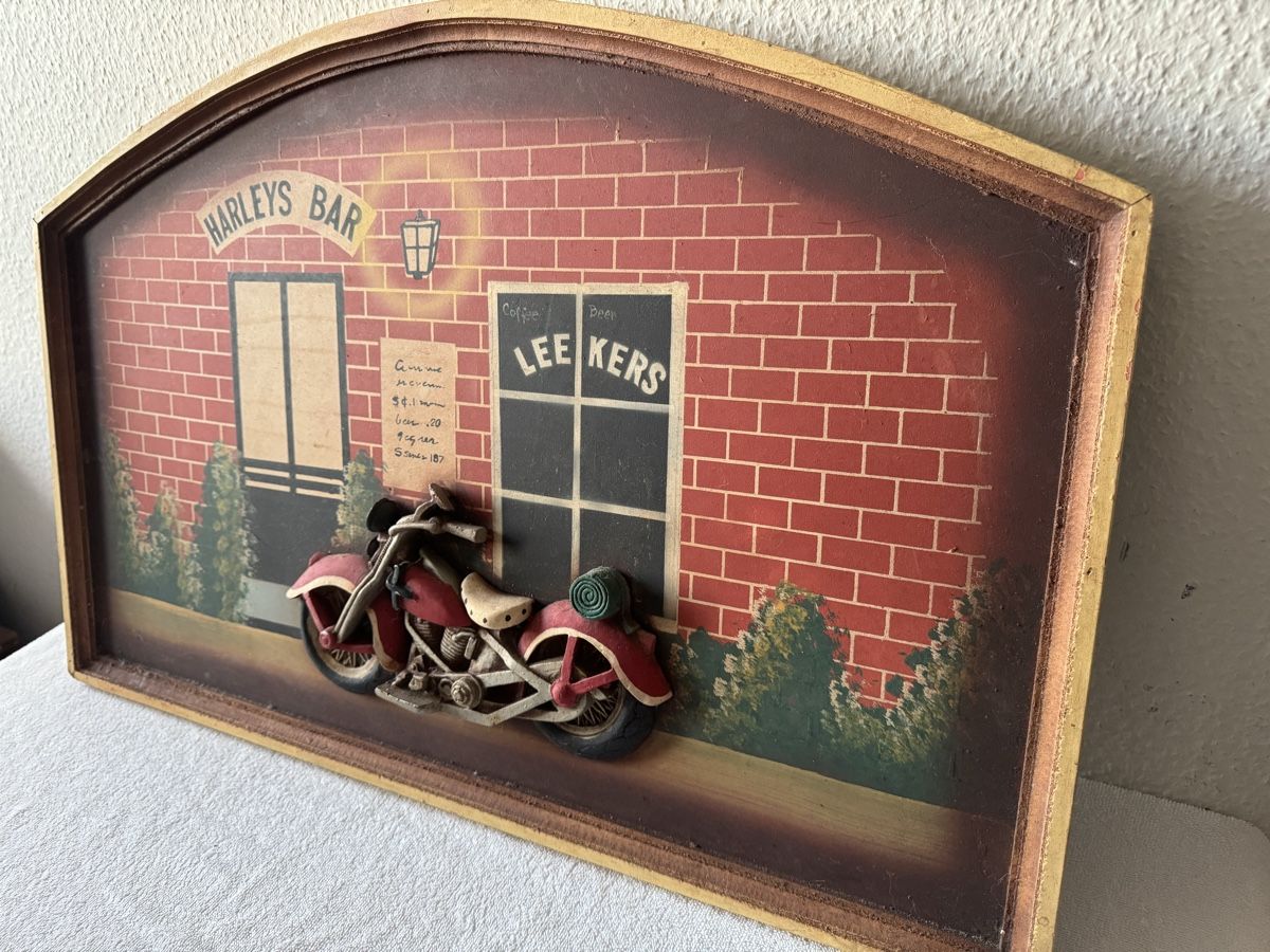 Harley-Davidson Tutte le decorazioni: Holzbild Motorrad Harley – Usato da Lenzburg venduto da Meister_k 1