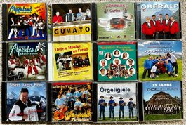 12 CDs Volksmusik OBERALP 2x ÖRGELIGIELE HUUSMUSIG KOLLEGGER