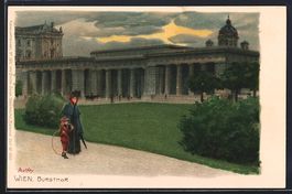Paul Hey: Wien, Abendstimmung am Burgtho