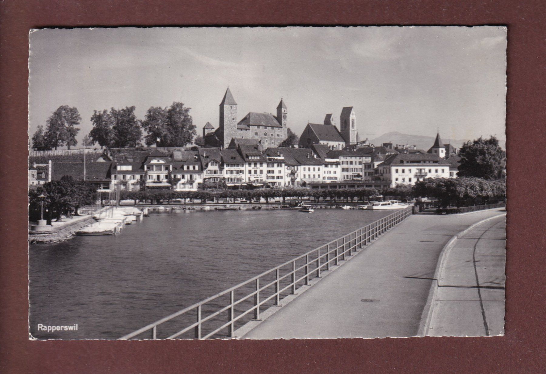 Cartoline postali: RAPPERSWIL - 1959 – Usato da Pully venduto da nicecards