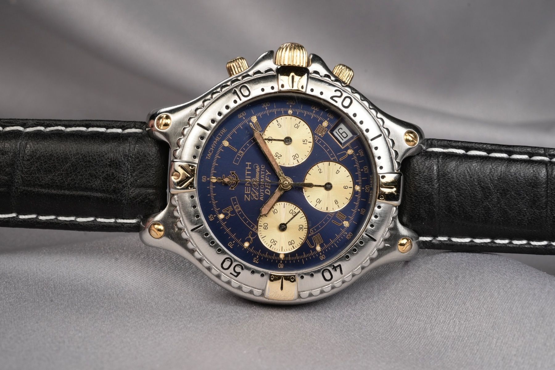 Zenith Orologi: Zenith - El Primero Defy Ref. 19.2000.400 Original 1990`s – Usato da Morcote venduto da chronoservice 9