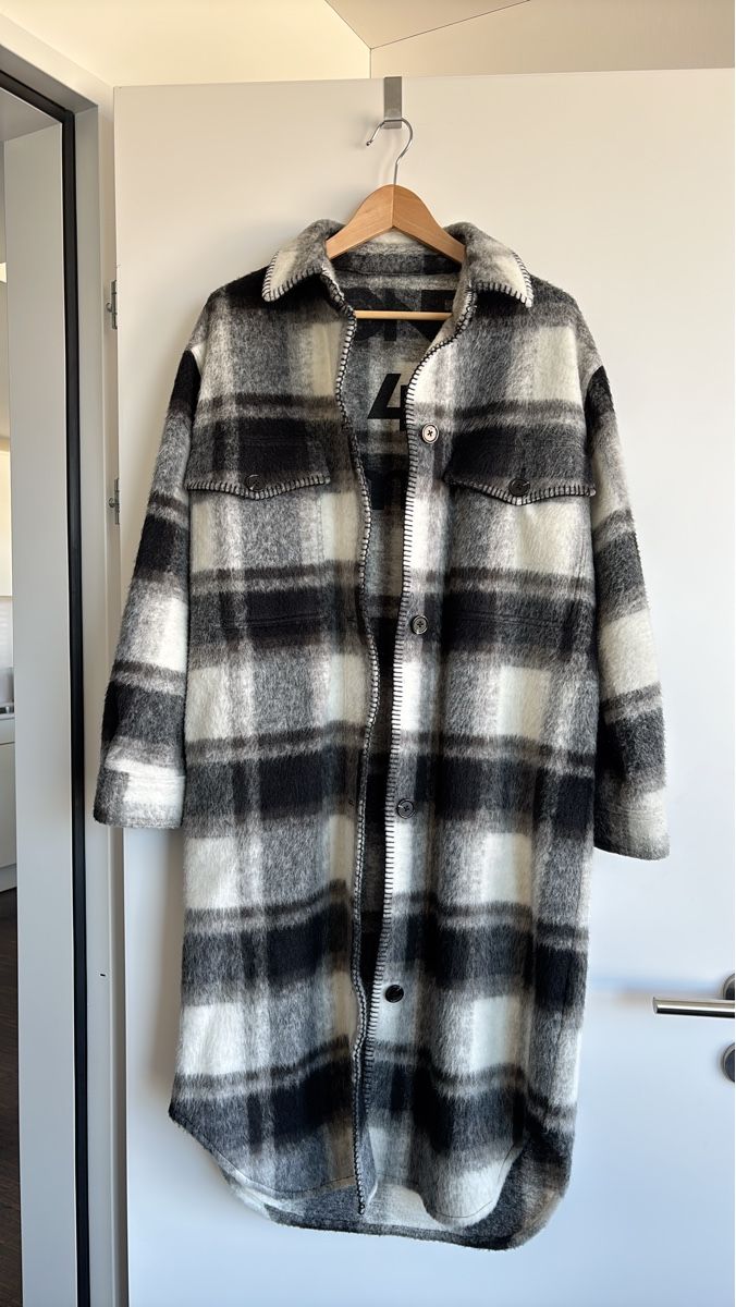 Cappotti: Warm checked wool blend coat, XS – Usato da Zug venduto da MyraTho