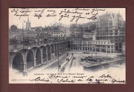 LAUSANNE - Flon et Maison Mercier - 1903