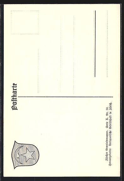 Cartoline postali: Niederglatt /ZH, Wappen der Gemeinde mit – Usato da Berlin venduto da bartko-reher 1