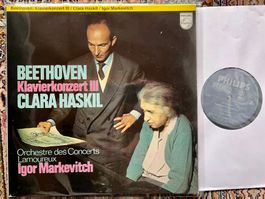 Beethoven Klavierkonzert Nr.3 Clara Haskil  LP ♪ GEWASCHEN ♪