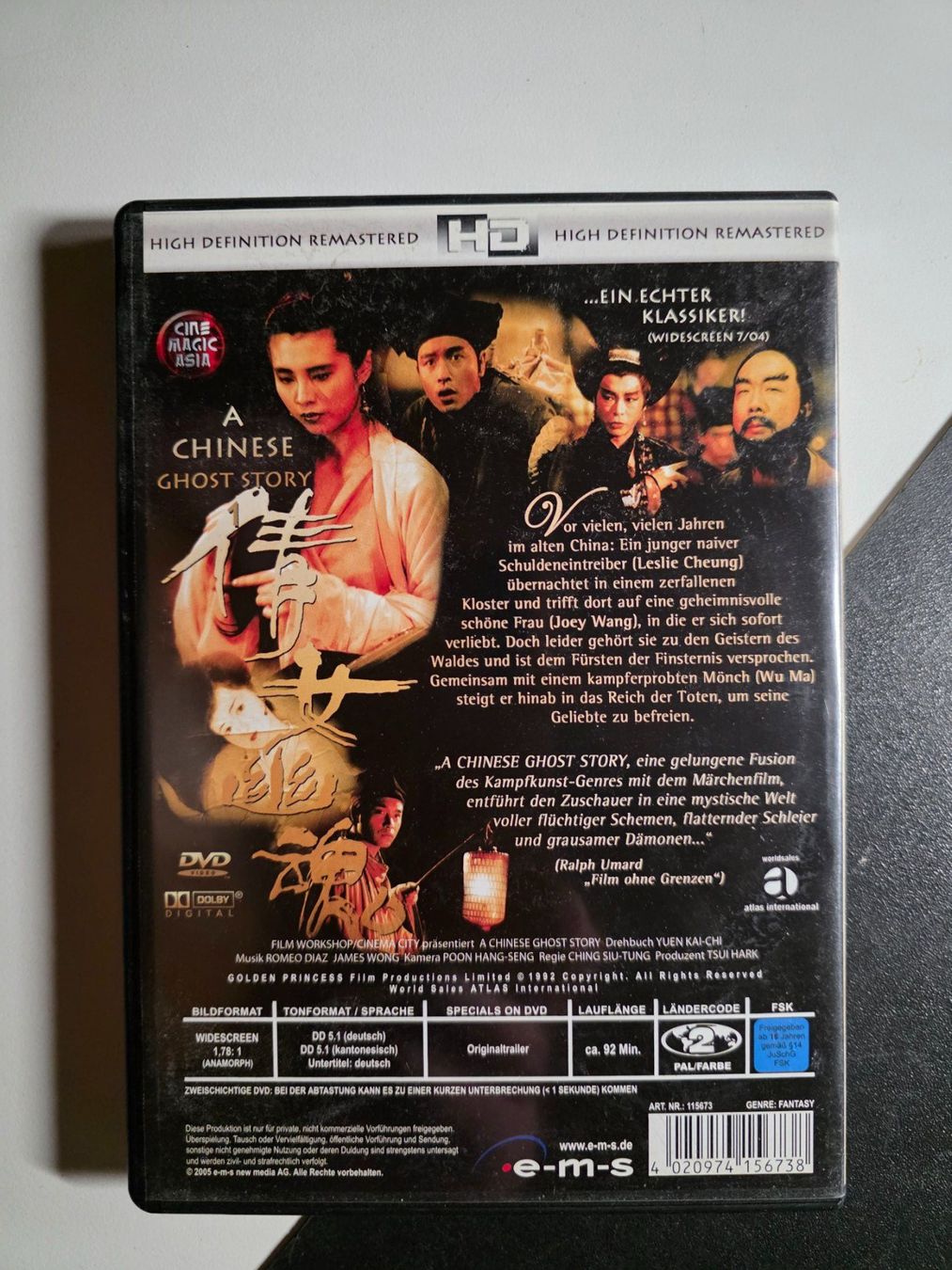 Tutti i DVDs: Klassiker DVD - A Chinese Ghost Story 1 – Usato da Walterswil BE venduto da Lonitti 2