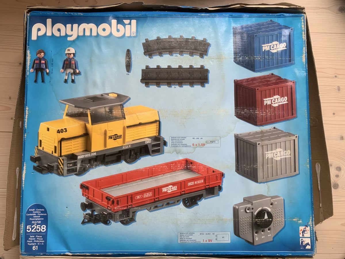 Playmobil Giocattoli: Playmobil RC-Güterzug elektrisch 5258 – Usato da Biberist venduto da coffee13 1