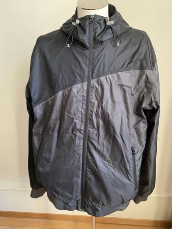Carhartt Versus Jacke Kapuze schwarz grau Grösse XXL
