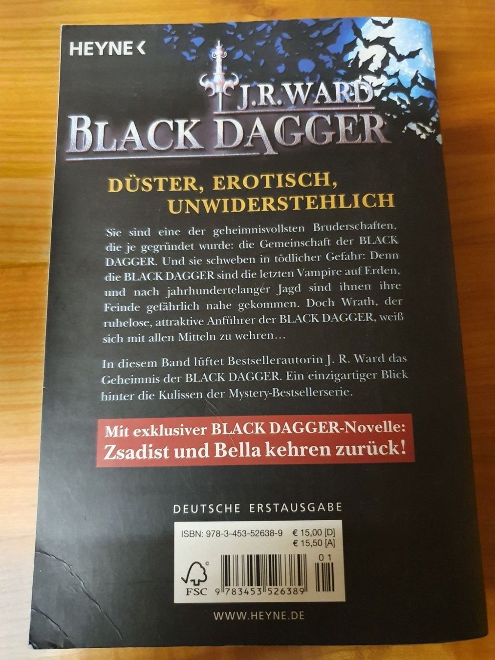 Libri: J. R. Ward Bruderschaft der Black Dagger – Usato da Oberdorf BL venduto da BaldenEagle 1