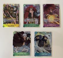 One Piece TCG div. SR Trafalgar & Captain Kid EN/JP