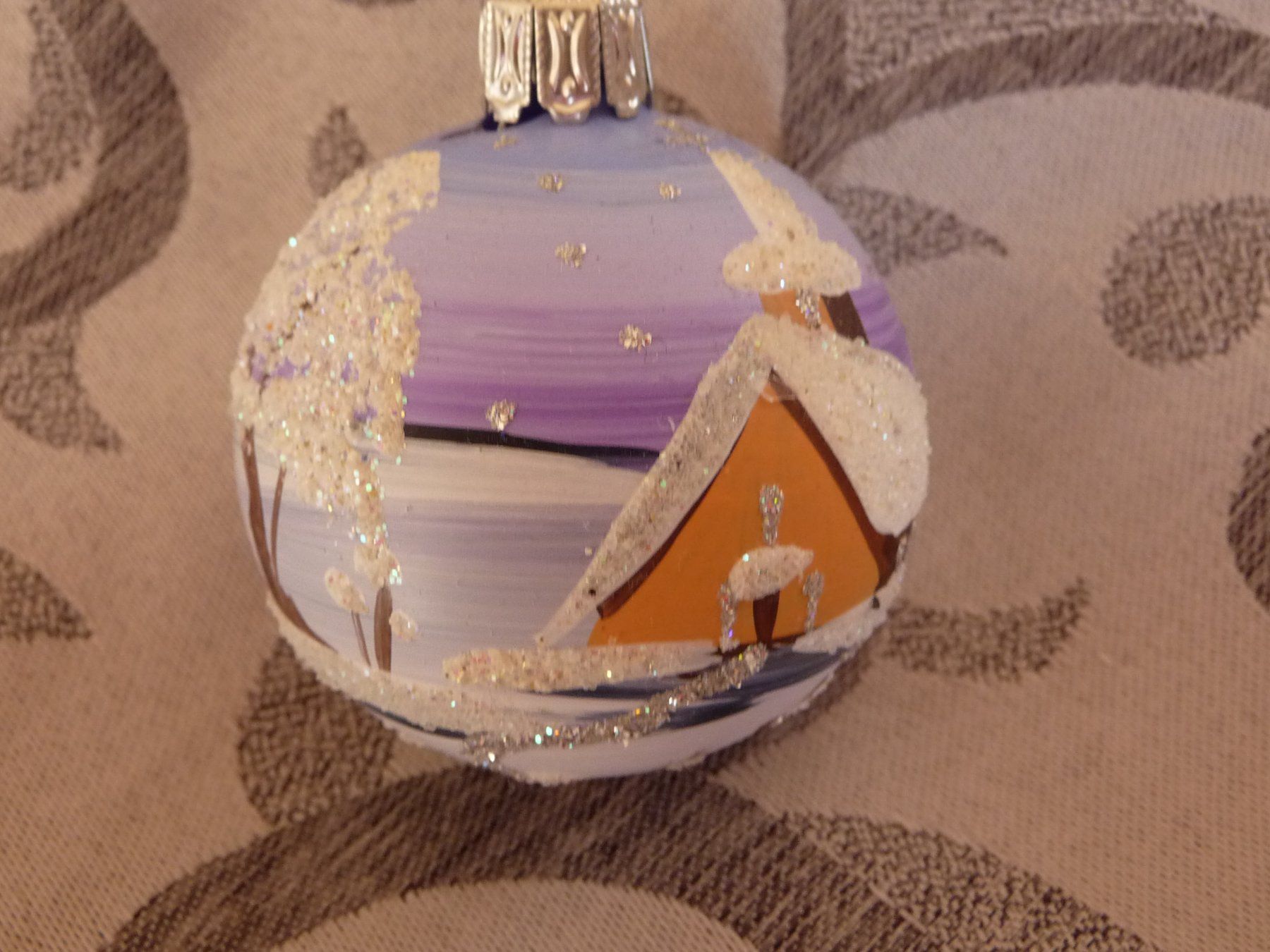Tutte le decorazioni: kleine handbemalte Christbaumkugel – Nuovo e nell'imballaggio originale da Alpnach Dorf venduto da marvo 4