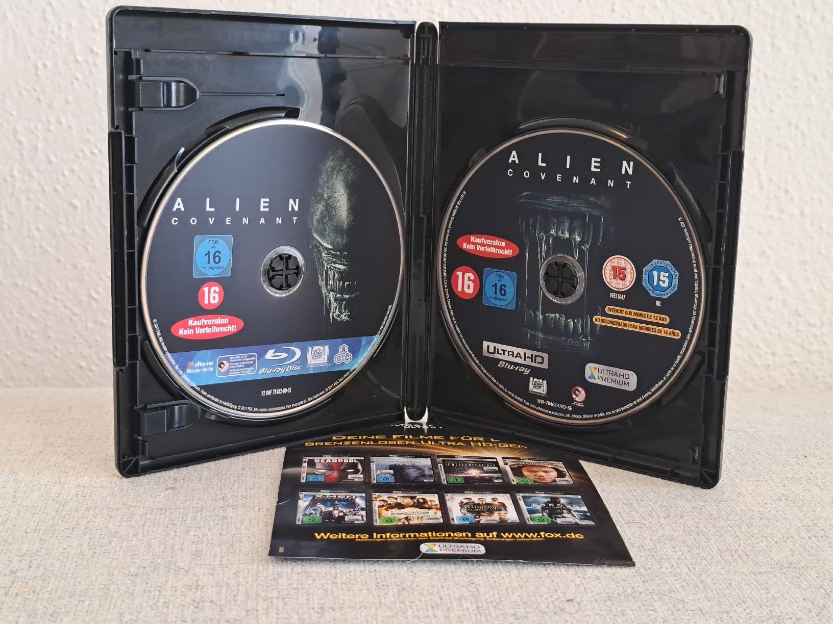 Tutti i DVDs: ALIEN Covenant (2017) 4K UHD – Usato da Rupperswil venduto da Oli_y9s8 2