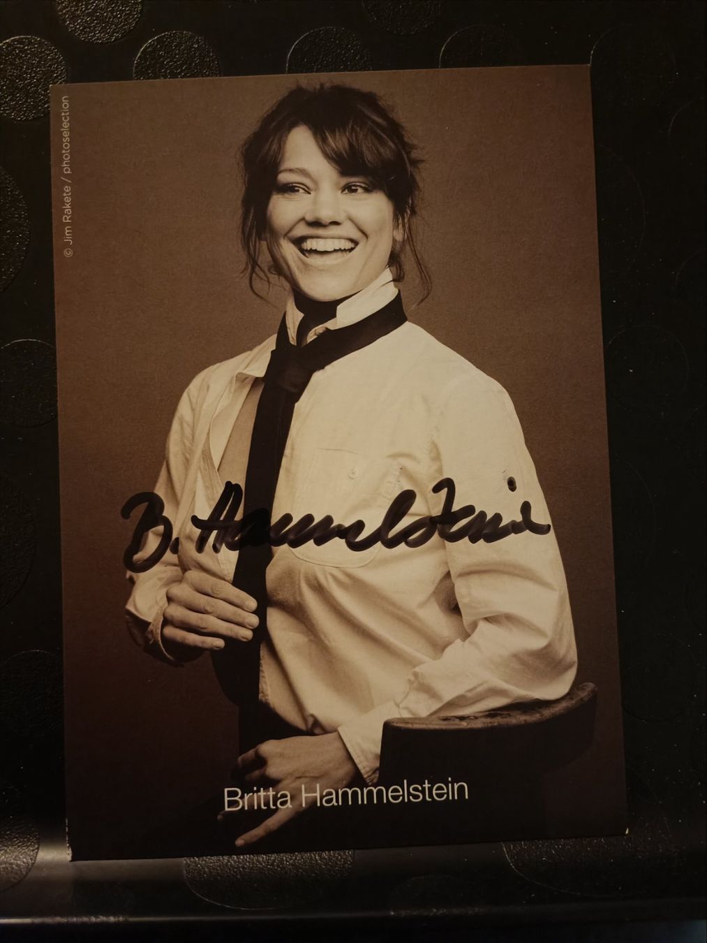 Autografi: Britta Hammelstein - handsigniert – Usato da Menziken venduto da Artographs