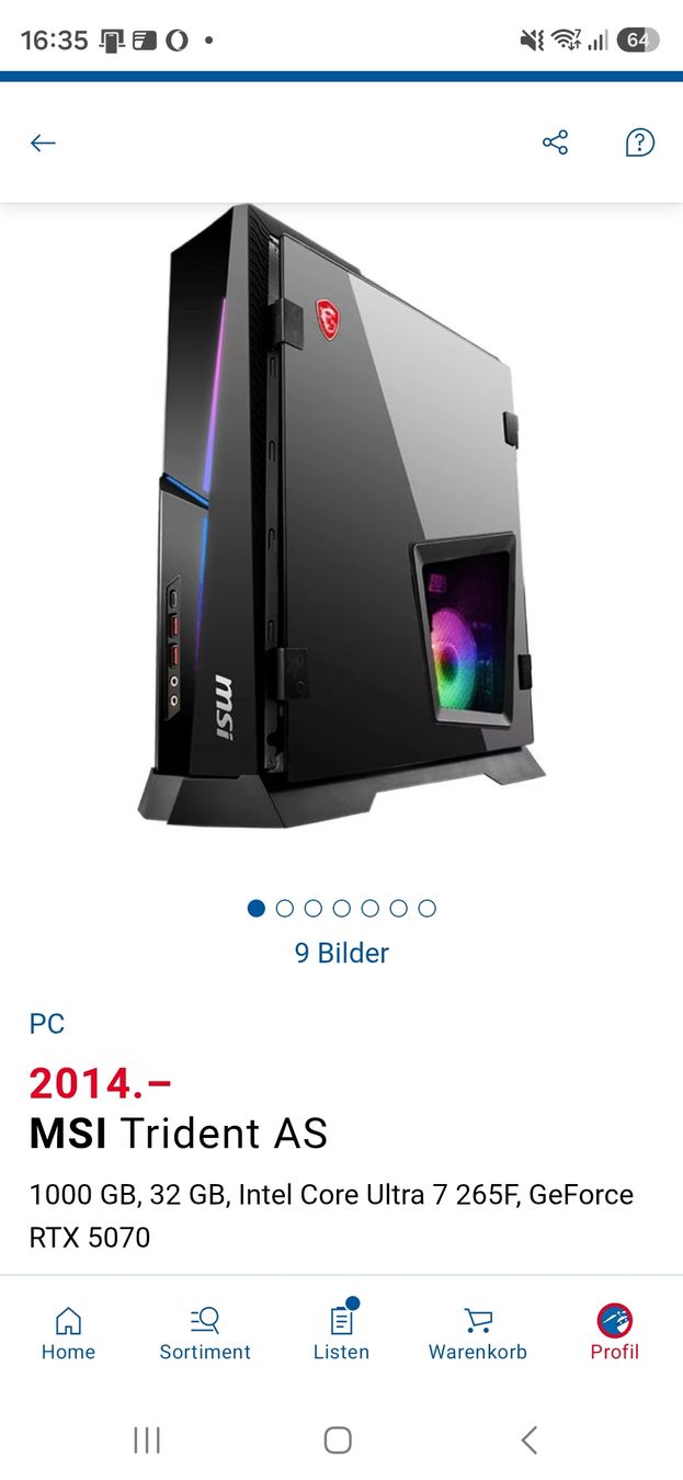 MSI PC: MSI Trident AS – Nuovo (secondo la descrizione) da Grosshöchstetten venduto da rap_q2yx 1