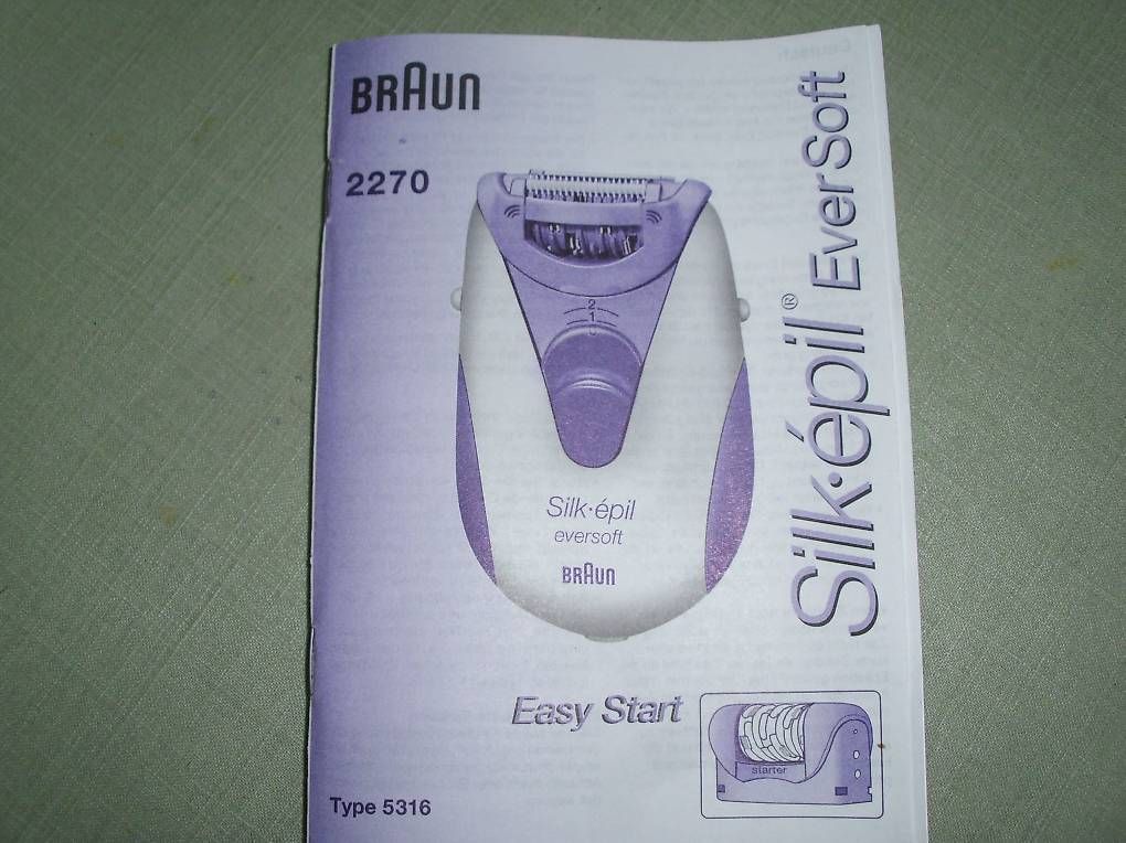 Rasoi & Lamette da barba: Braun Easy Start Silk-épil . EverSoft – Usato da Gümligen venduto da Marianne2 2