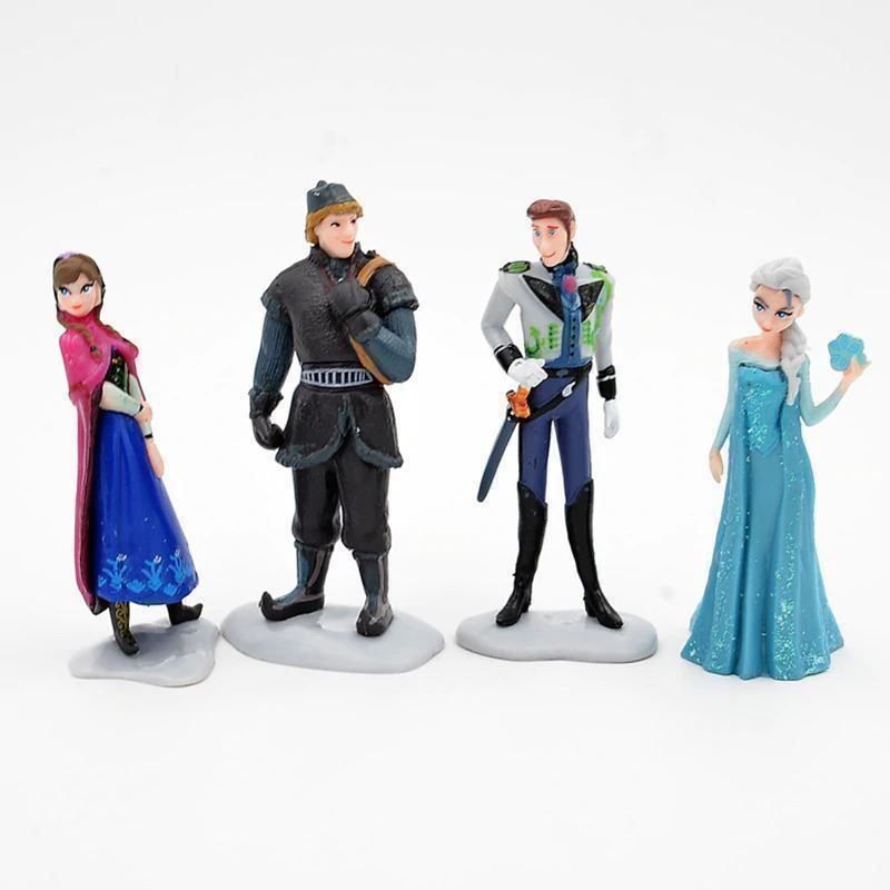 Statuette: 6 ELSA UND ANNA FIGUREN - EISKÖNIGIN – Nuovo e nell'imballaggio originale da Kriens venduto da swissgadget 1