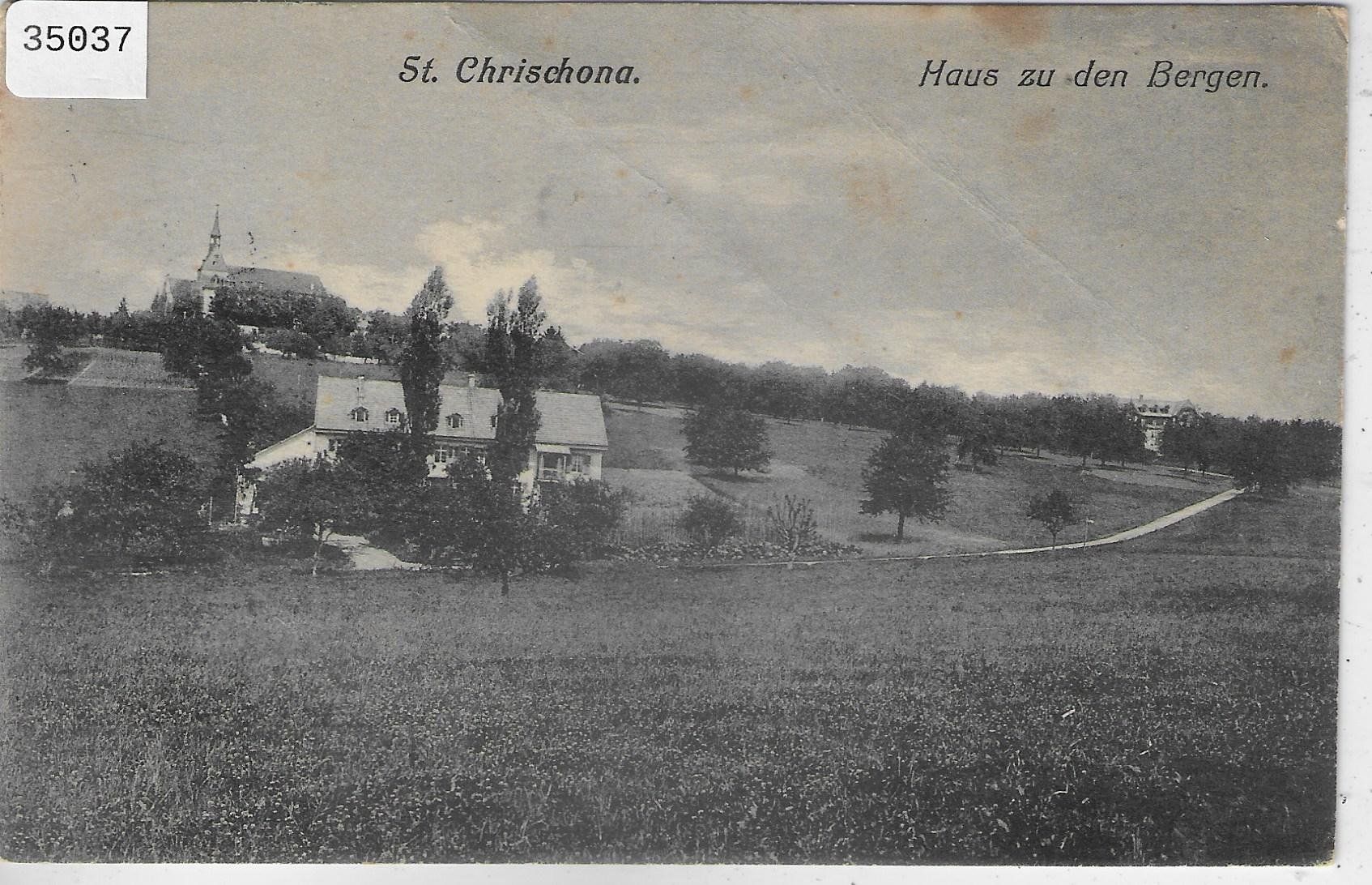 Ansichtskarten: St. Chrischona - Haus zu den Bergen – Gebraucht aus Ettingen von Kartenplanet