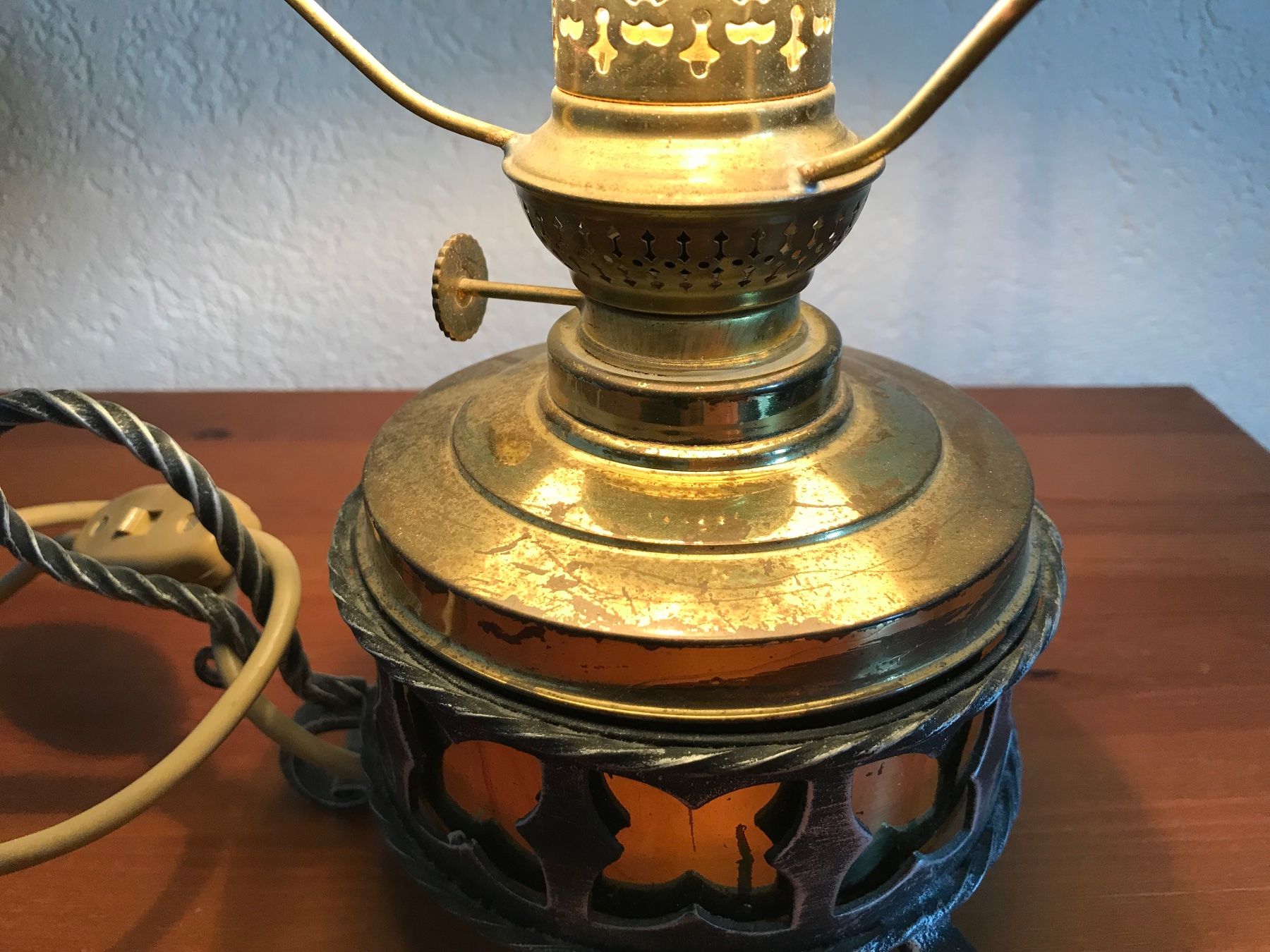 Lampade: Messinglampe antik – Usato da Frenkendorf venduto da Schauenburgy 1