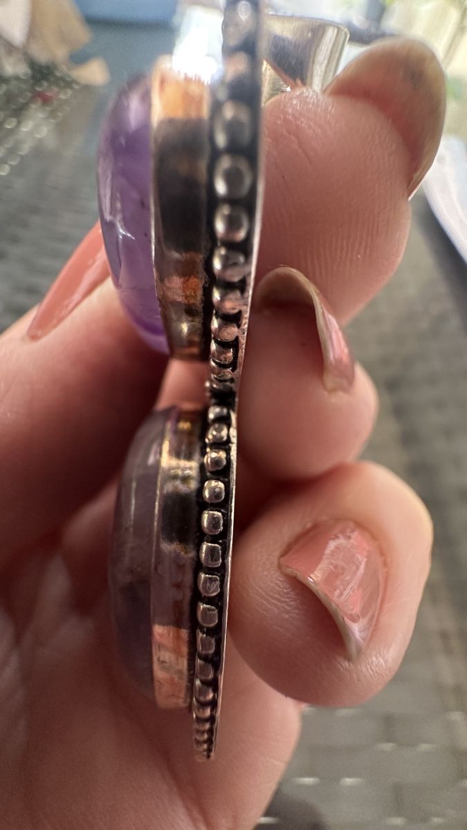 Anhänger: Amethyst Silber Anhänger  – Neu und originalverpackt aus Kriens von Hortensie6 1