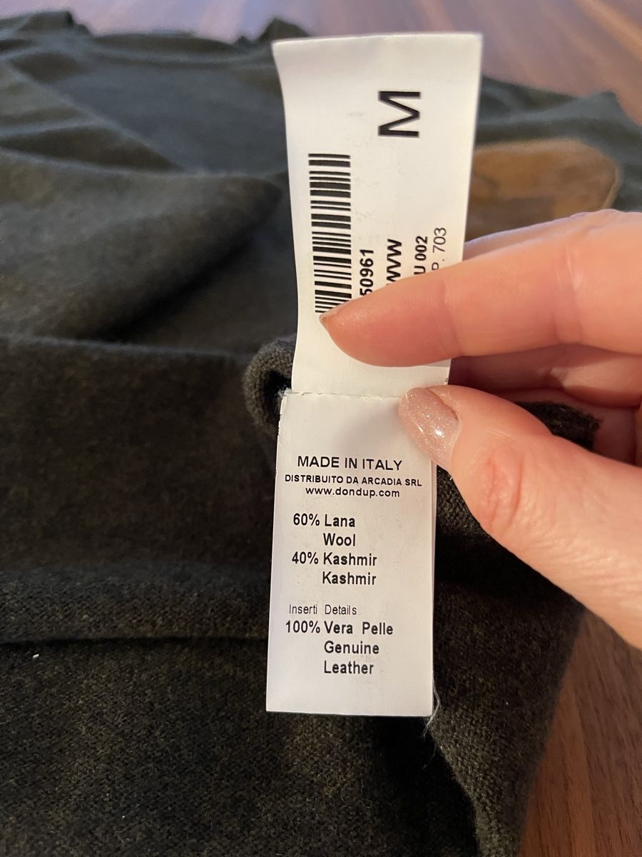 Dondup Maglioni & Felpe: Dondup Woll-Kaschmir Pullover, Grösse M, Made in Italy – Usato da Oberengstringen venduto da okriy 6