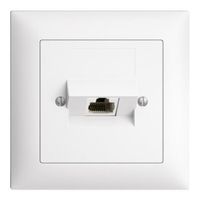 UP Dose 1×RJ45/u 4Polig ITplus EDIZIOdue weiss, Feller