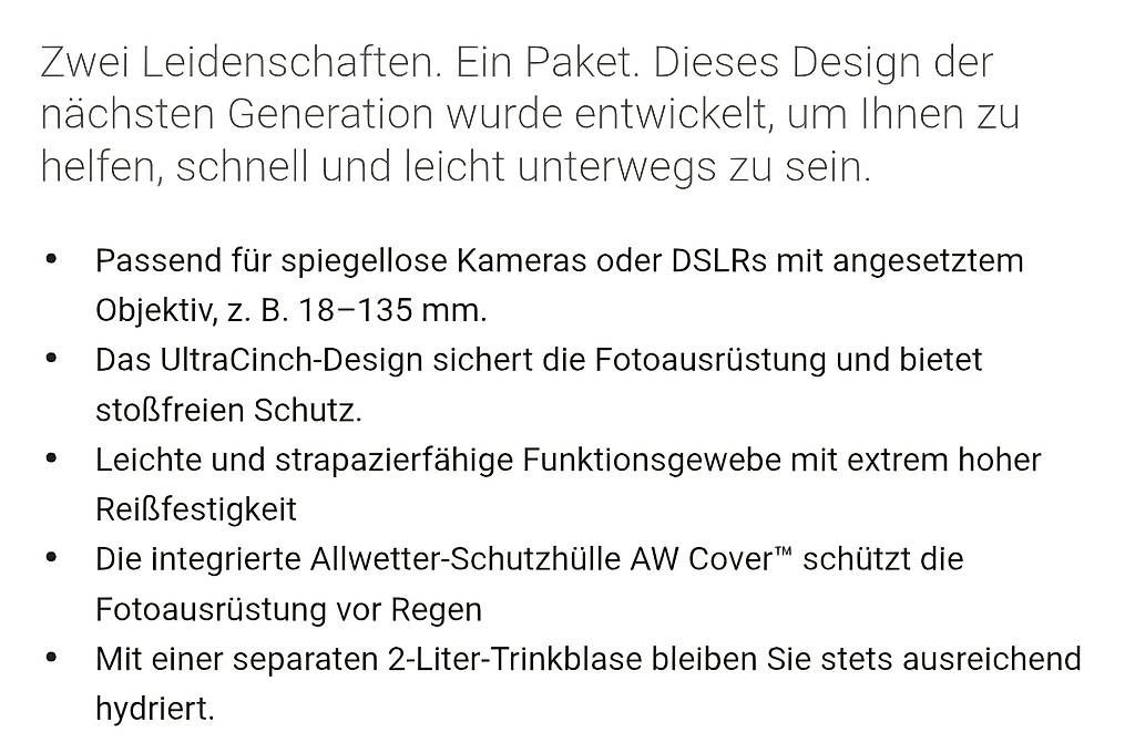 Rucksäcke: Fotorucksack – Gebraucht aus Baden von lor_hk8w 2