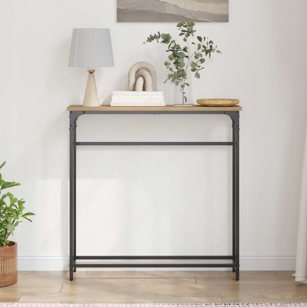 Tische: Table console Chêne artisanal 75 x 19,5 x 75 cm – Neu und originalverpackt aus Palézieux von bantouklan1 2